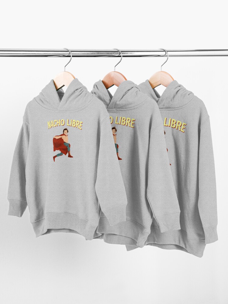 Alternate view of El Luchador Mascarado Artwork, Wall Art, Prints, Posters, Tshirts, Men, Women, Kids Toddler Pullover Hoodie