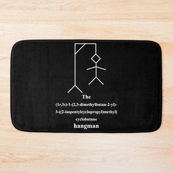 Item preview, funny hangman - IUPAC - chemistry - white designed and sold by Marcel Wirth.