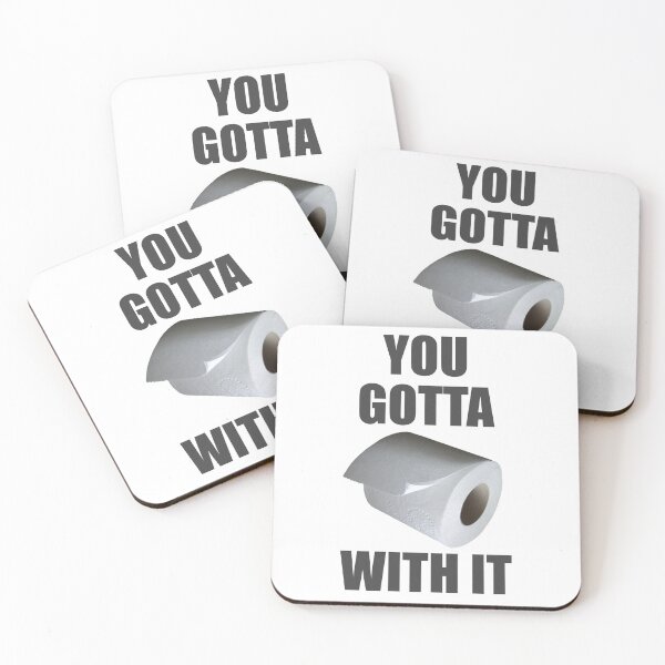 Item preview, You Gotta Roll With It Funny Toilet Humour designed and sold by RetroVandal.