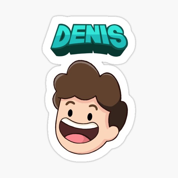 Denis Daily Stickers Redbubble - roblox battle royale denis