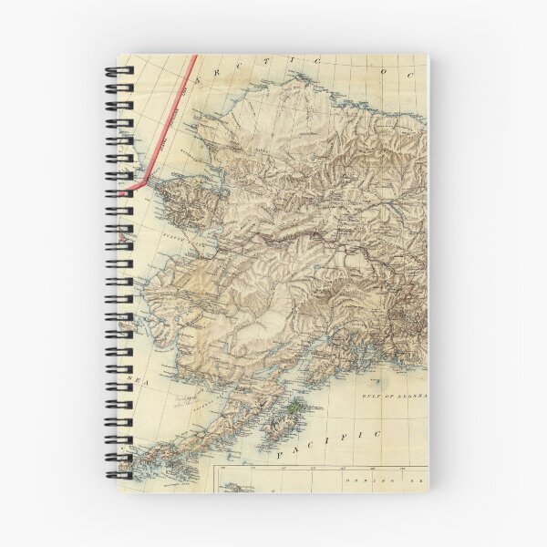 Item preview, Vintage Map of Alaska (1906) designed and sold by BravuraMedia.