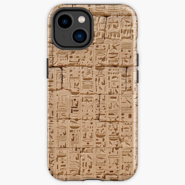 Hieroglyphs at Medinet Habu iPhone Tough Case