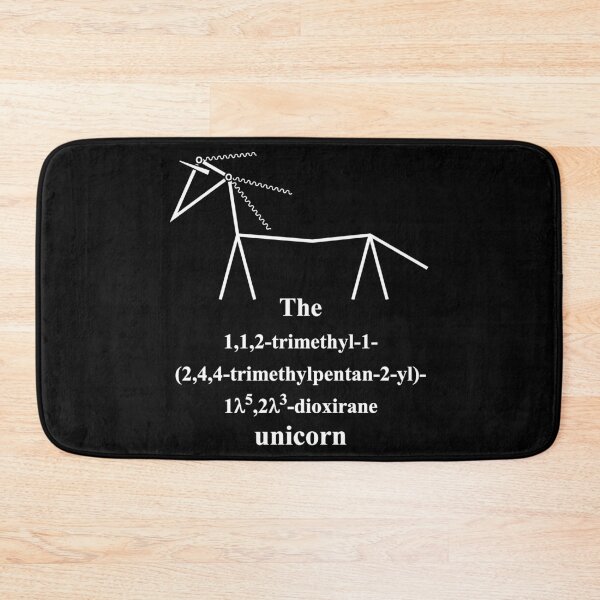 Item preview, funny unicorn - IUPAC - chemistry nomenclature - white designed and sold by Marcel Wirth.