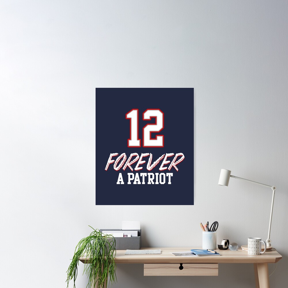 Limited Edition Forever A Patriot, New England Patriots Shirt, Mug, Hoodie  & Sticker! Poster for Sale by GoatGear