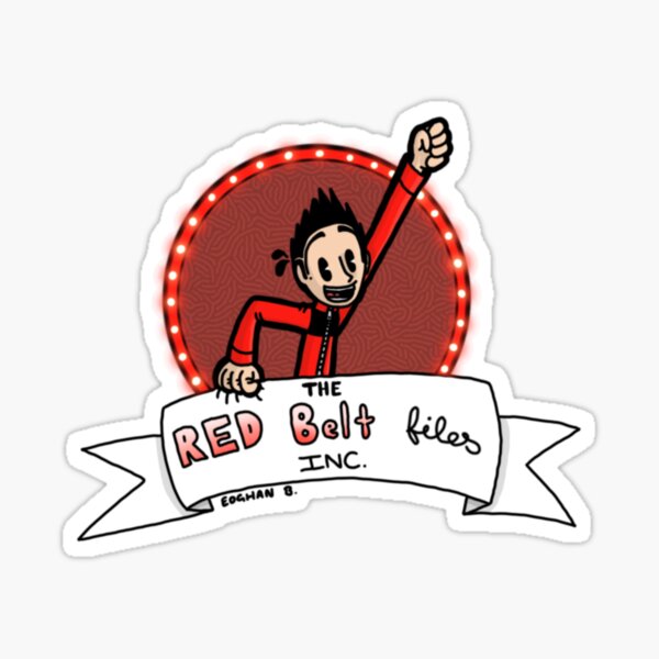 The Red Belt Files Inc. Sticker