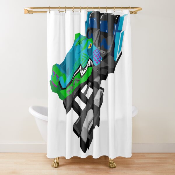 Iron Gwazi Front Car Shower Curtain