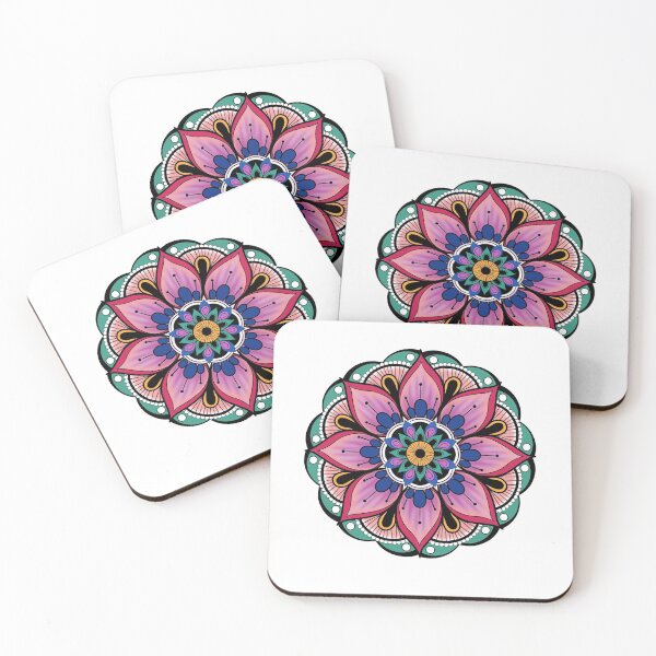 Item preview, Mandala Flower Colorful designed and sold by fgink.