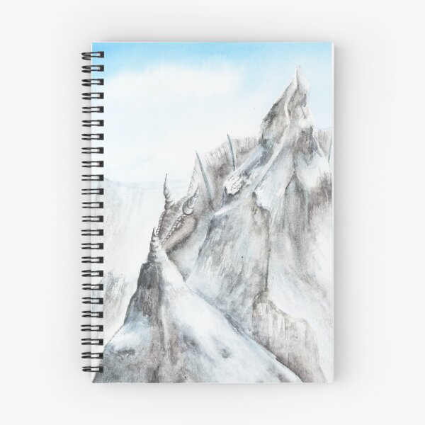 Item preview, Mountain Dragon illustration - Frozen for eternity  designed and sold by EylianaPainting.