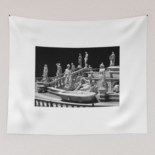 Item preview, Pretoria Fountain in Black and White, Palermo, Sicily, Italy designed and sold by Igor Pozdnyakov.