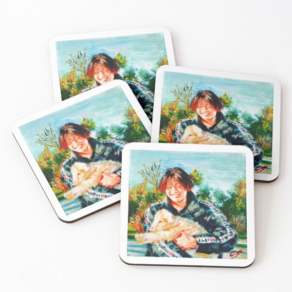 Item preview, Tiny sheep in Jungkook arms designed and sold by SyndromeofArt.