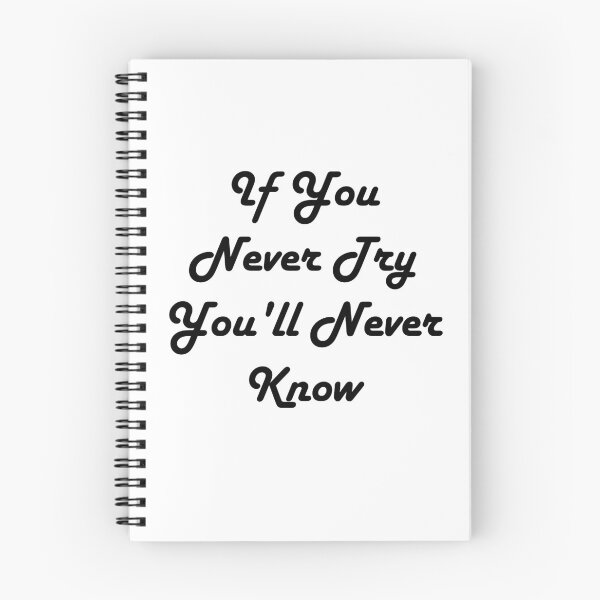 Item preview, If You Never Try Quote designed and sold by El-Farouk.