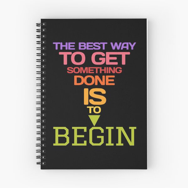 Item preview, The best way to get something done is to begin designed and sold by NerdySherds.