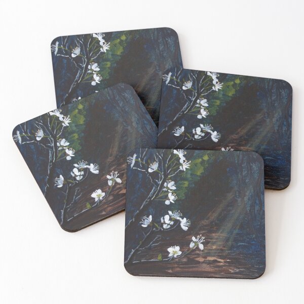 Stars in Shadow Shimmering: Blackthorn Coasters (Set of 4)