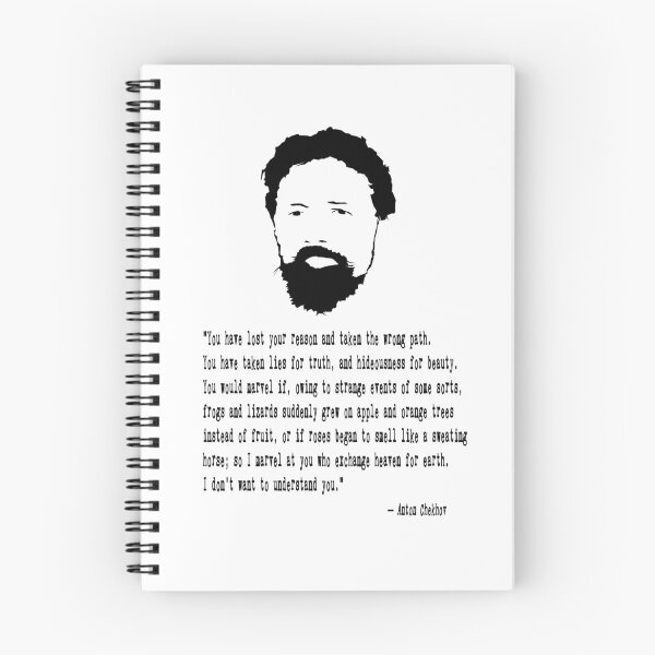 Item preview, Anton Chekhov Quote designed and sold by The Dead  Writers Circle.