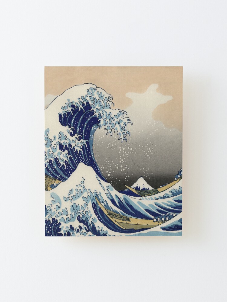 Alternate view of Great Wave Mounted Print