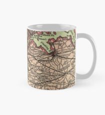 Taza Vintage NYC and Surrounding Areas Map (1879)