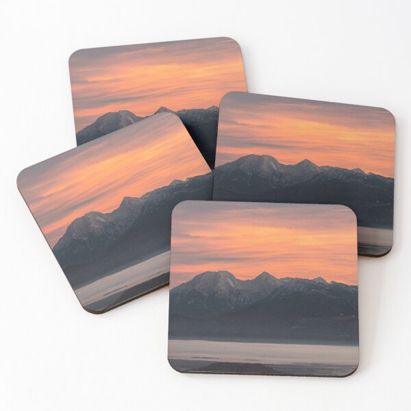 Item preview, Sunrise behind majestic mountains designed and sold by Patrik Lovrin.