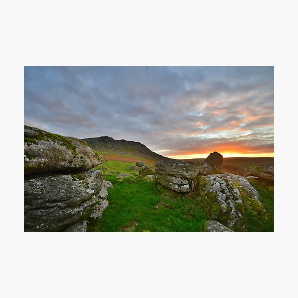 Item preview, Dartmoor: Sunrise at Sheepstor designed and sold by Rob Parsons (Just a Walker with a Camera).