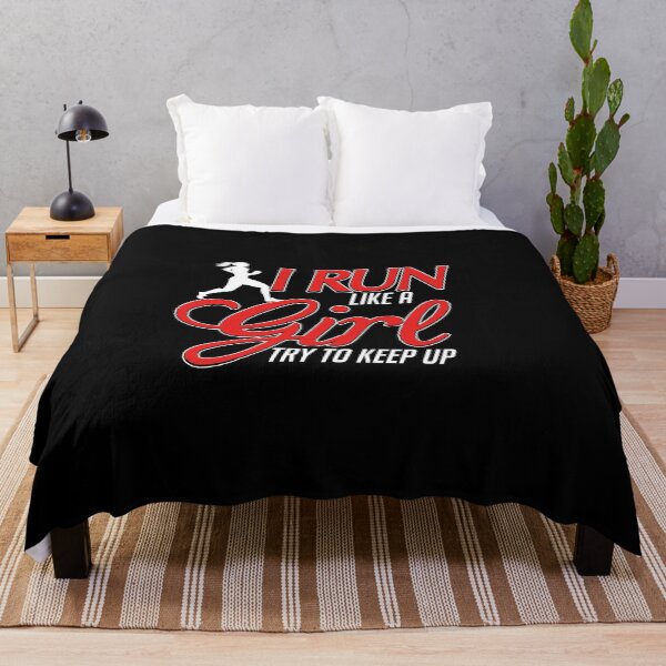 Item preview, Cute I Run Like a Girl, Try To Keep Up Running designed and sold by perfectpresents.