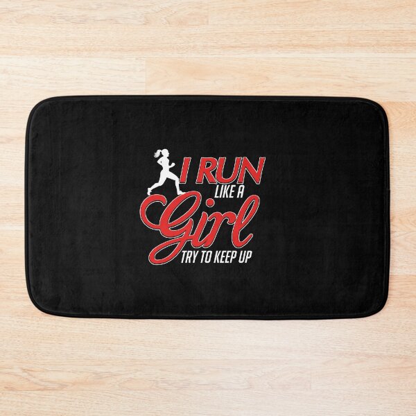 Item preview, Cute I Run Like a Girl, Try To Keep Up Running designed and sold by perfectpresents.