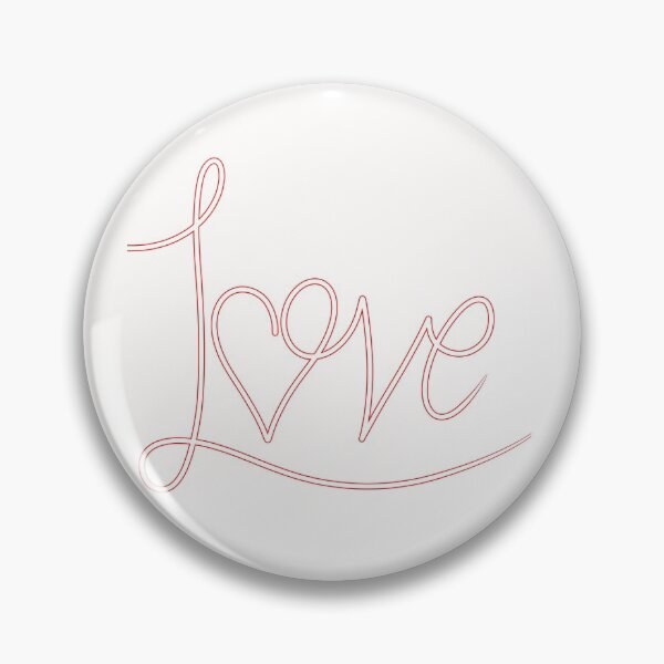 Item preview, Red Love lettering designed and sold by CreativeKari.