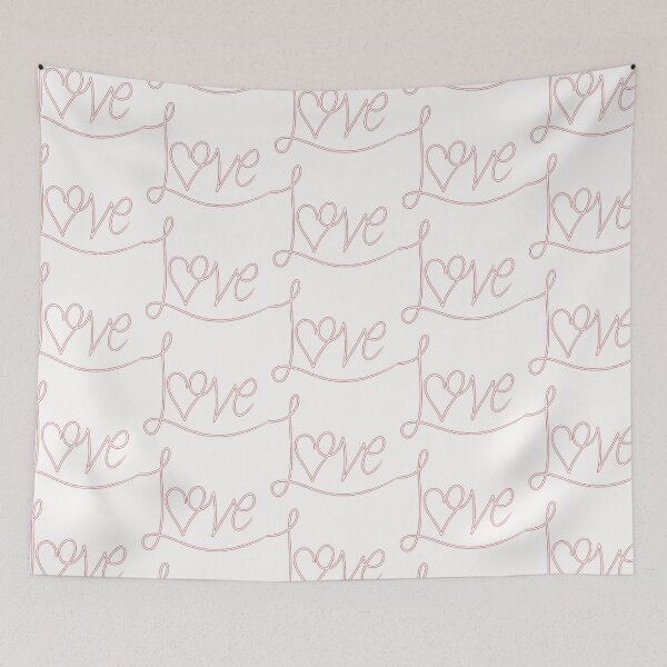 Item preview, Red Love lettering designed and sold by CreativeKari.