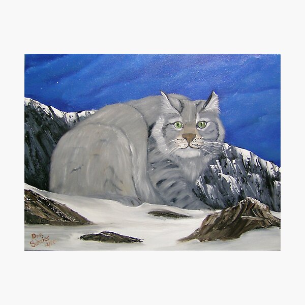 Item preview, Bob Cat on a cold winters night designed and sold by towncrier.