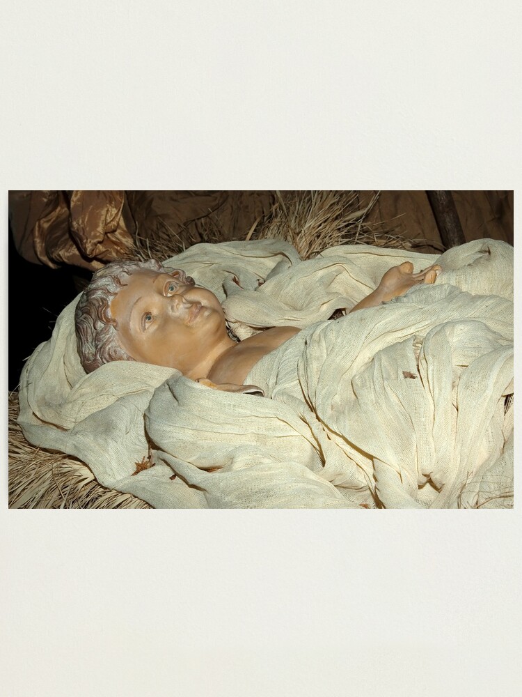 Thumbnail 1 of 3, Photographic Print, Wrapped in swaddling clothes designed and sold by steppeland.