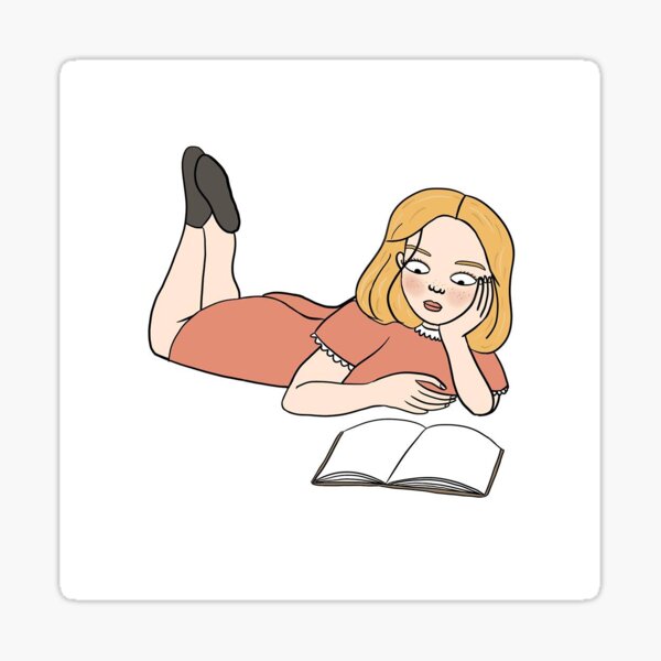 La lecture Sticker