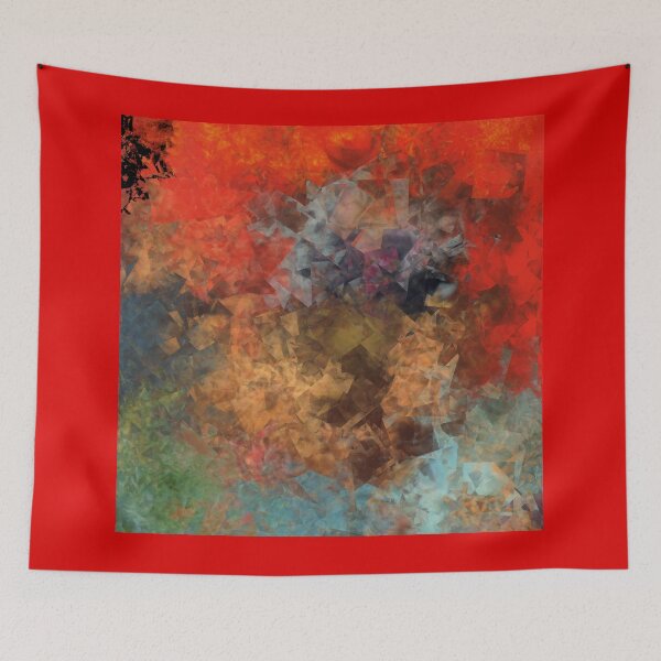 Item preview, Cubist Multi-Coloured Abstract Modern Art Design designed and sold by KALEIDOSCOPE UK.