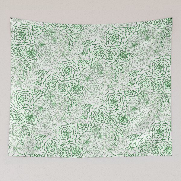 Item preview, Green Flower Pattern  designed and sold by Emilytheelf.