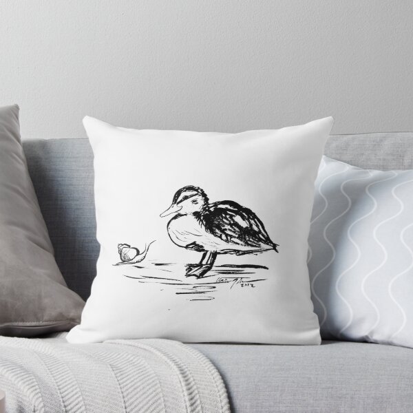Item preview, Duckling Meets a Snail designed and sold by ClaireNobles.