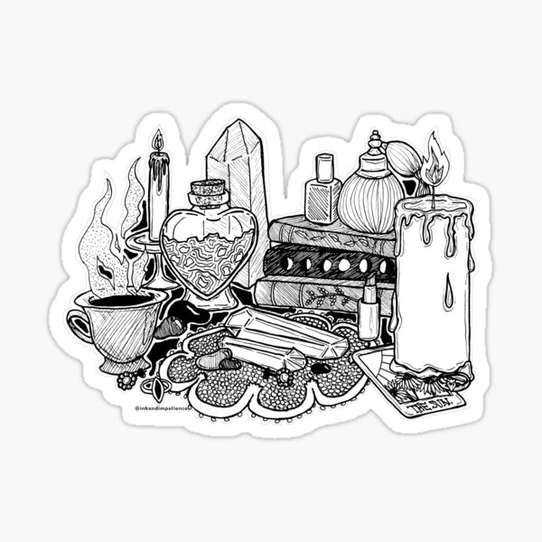 Item preview, love witch altar designed and sold by inkimpatience.