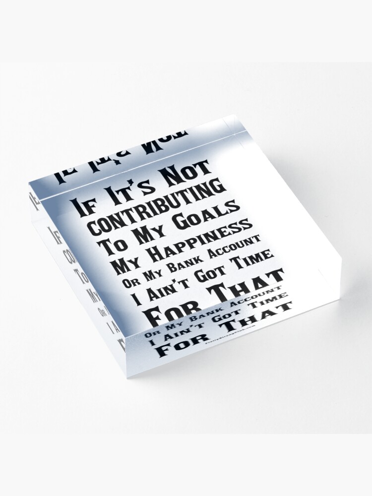 Alternate view of Are You Contributing Acrylic Block