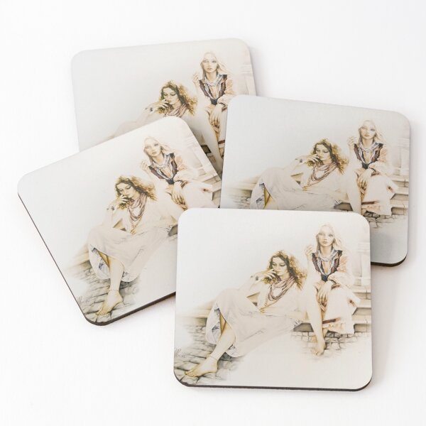 Item preview, Girls By The Fountain designed and sold by Sara Moon.