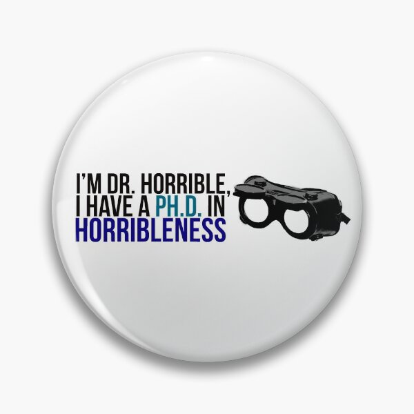 Item preview, PhD in Horribleness B designed and sold by TPejoves.