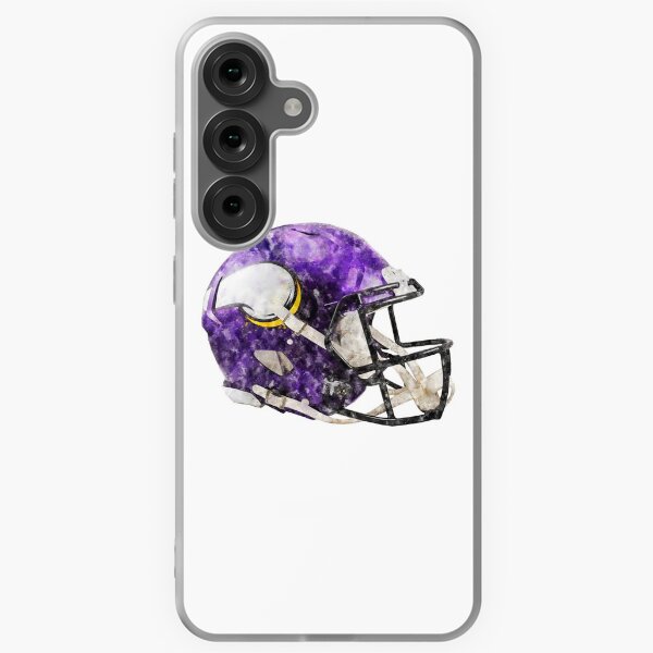 Aperçu de l'œuvre Casque aquarelle Vikings du Minnesota créée et vendue par posterfield.