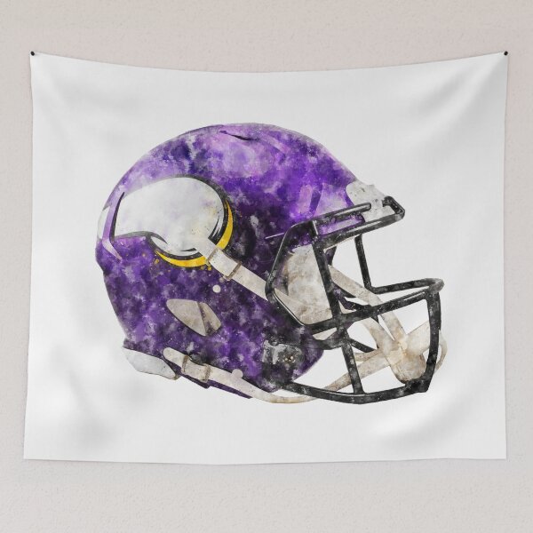 Item preview, Minnesota Vikings Watercolor Helmet designed and sold by posterfield.
