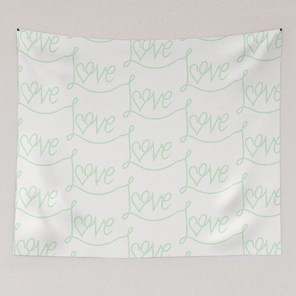 Item preview, Green Love lettering designed and sold by CreativeKari.