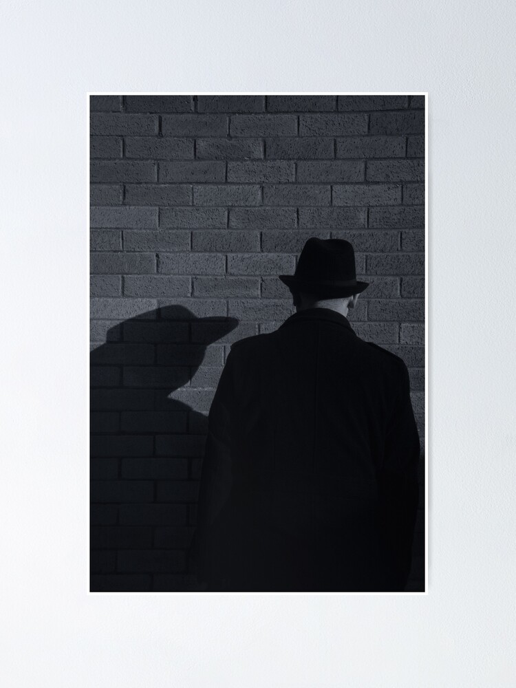 shadow hat man