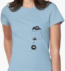 Pocket dust Women's Fitted T-Shirt