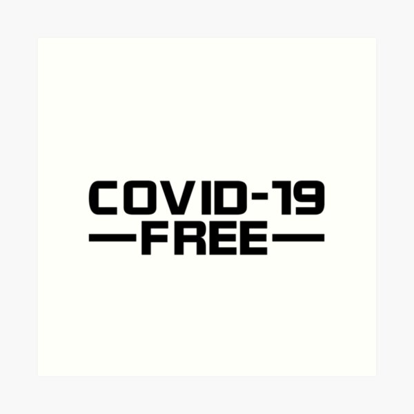 Item preview, Covid-19 Free designed and sold by kudanmedia.