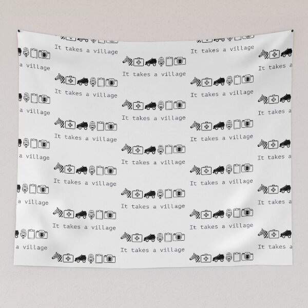 Item preview, It takes a village designed and sold by derbyftbalcony.