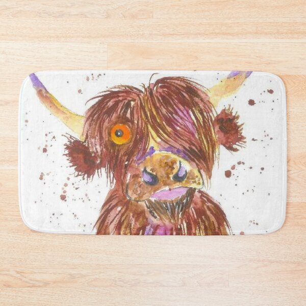 Item preview, Funny one eye Highland Cow designed and sold by Casimirasart.