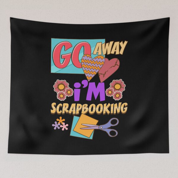 Item preview, Funny Go Away I'm Scrapbooking Cute Scrapbooker designed and sold by perfectpresents.
