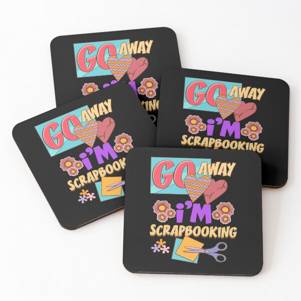 Item preview, Funny Go Away I'm Scrapbooking Cute Scrapbooker designed and sold by perfectpresents.