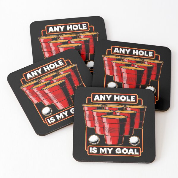 Item preview, Any Hole Is My Goal Beer Pong Pun College Party designed and sold by perfectpresents.