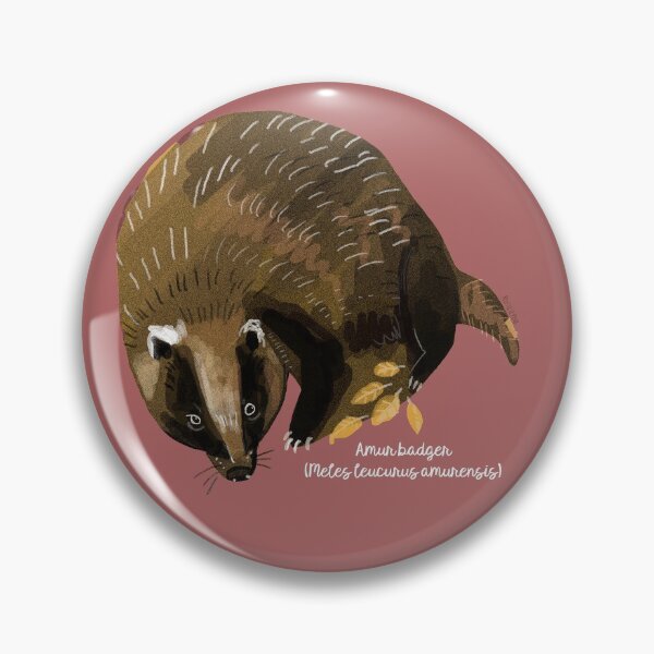 Item preview, Amur Badger designed and sold by belettelepink.