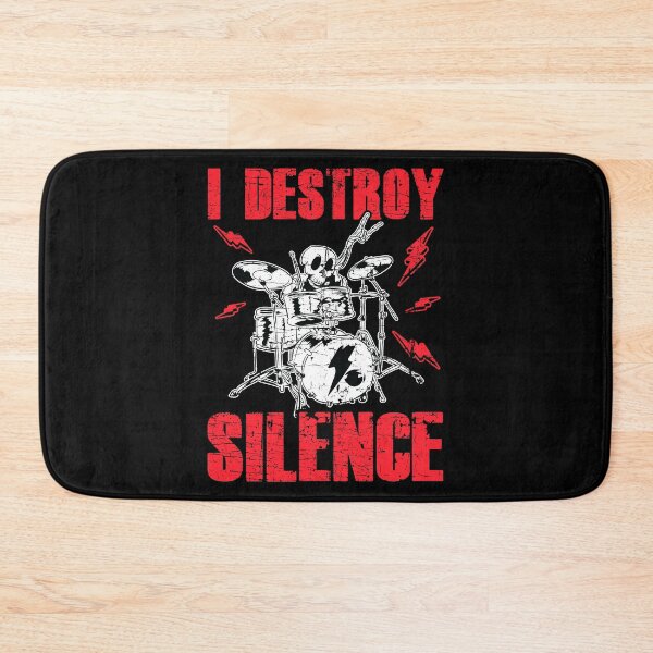 Item preview, Funny I Destroy Silence Drummer Awesome Drumming designed and sold by perfectpresents.