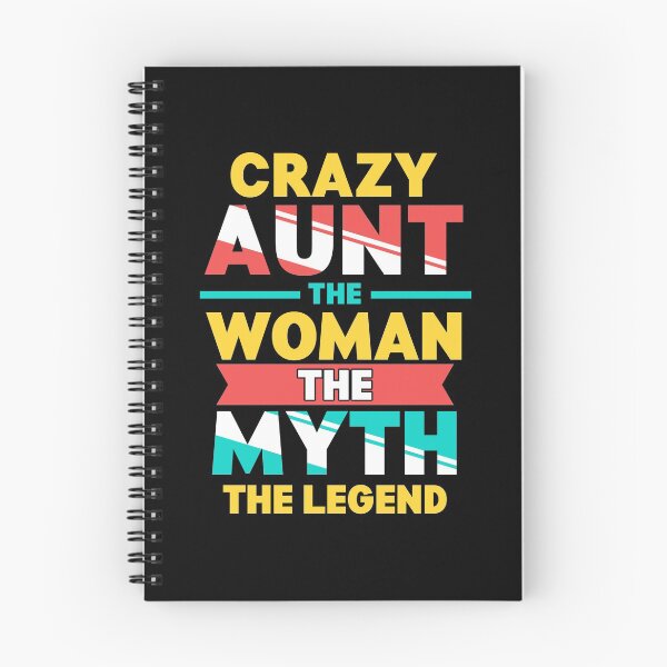 Item preview, Crazy Aunt: The Woman, Myth, Legend Funny Auntie designed and sold by perfectpresents.